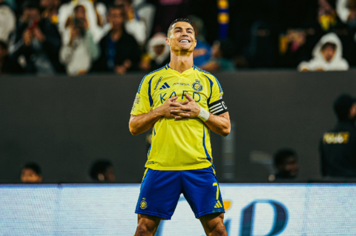 Cristiano Ronaldo cetak kemenangan Al Nassr vs Damac FC dengan skor 2-0