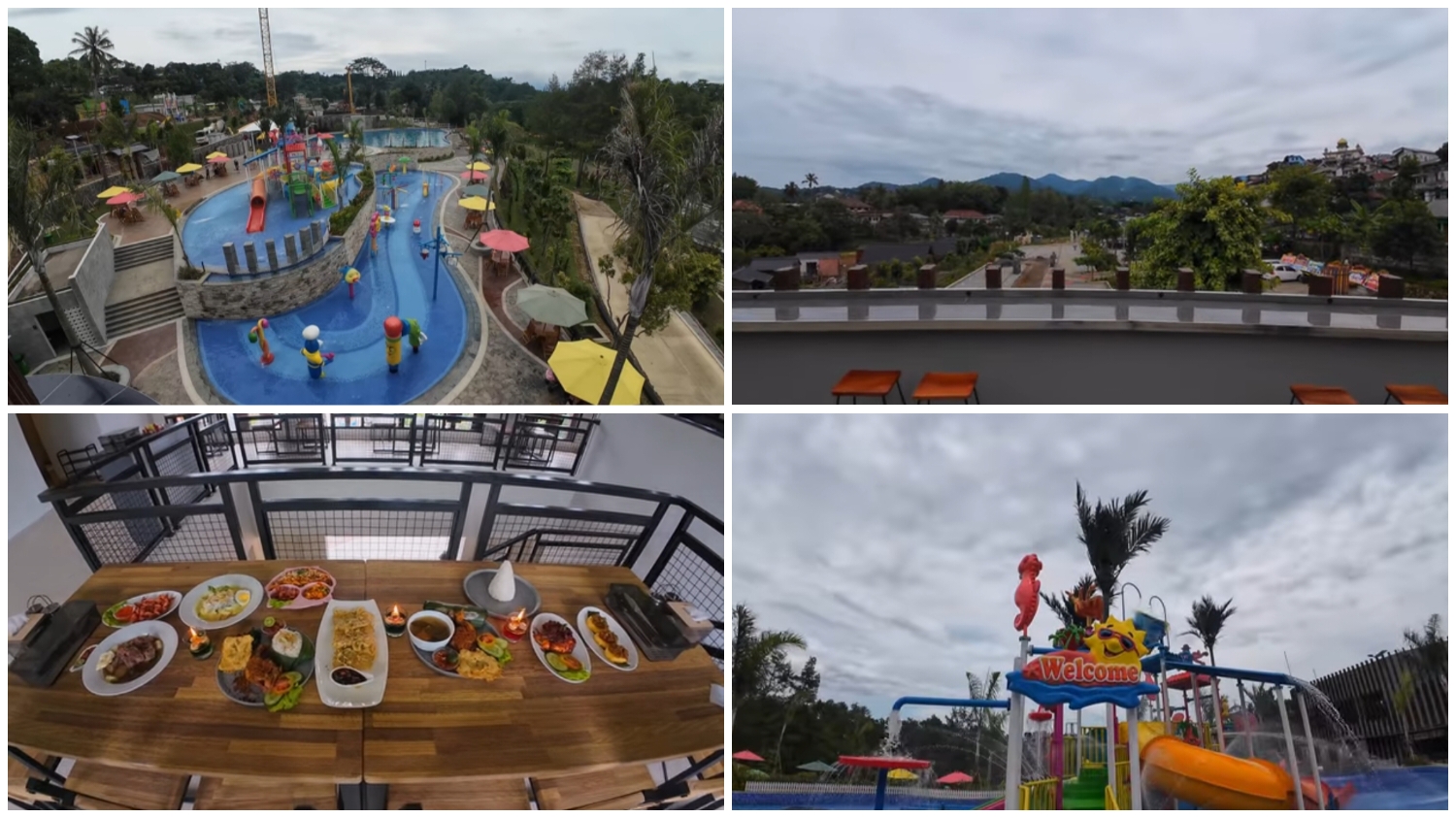 Bunga Waterpark wisata baru yang menyegarkan di kawasan Puncak Bogor.
