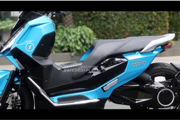 Ilustrasi motor listrik Alva Cervo.