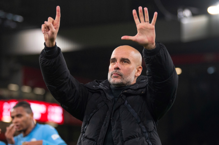 Manajer Manchester City Pep Guardiola