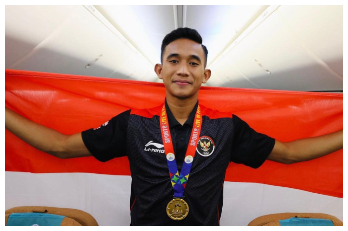 Pemain Timnas Indonesia Rizki Ridho.