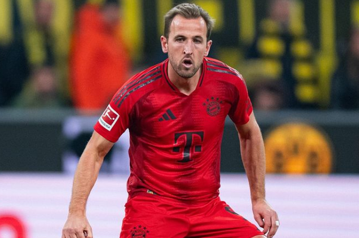 Harry Kane saat berlaga dengan Bayern Munchen.
