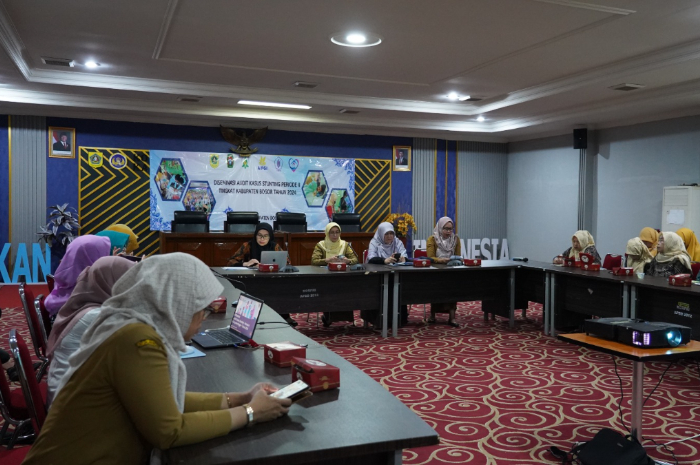 Diseminasi Hasil Audit Kasus Stunting Periode II Tahun 2024, di Gedung Korpri Kabupaten Bogor, Cibinong, Senin (2/12/2024).