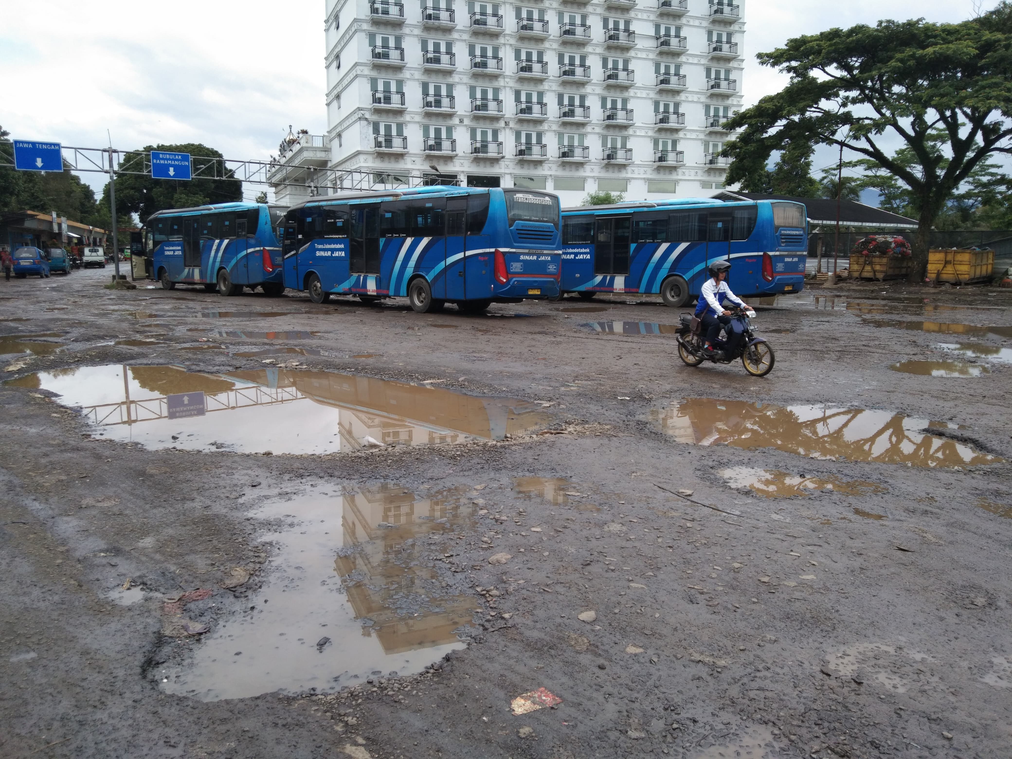 Penampakan Terminal Bubulak yang bakal direvitalisasi Pemkot Bogor tahun depan.