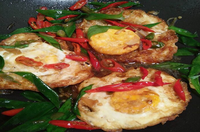 Resep Telur Mata Sapi Kecap.