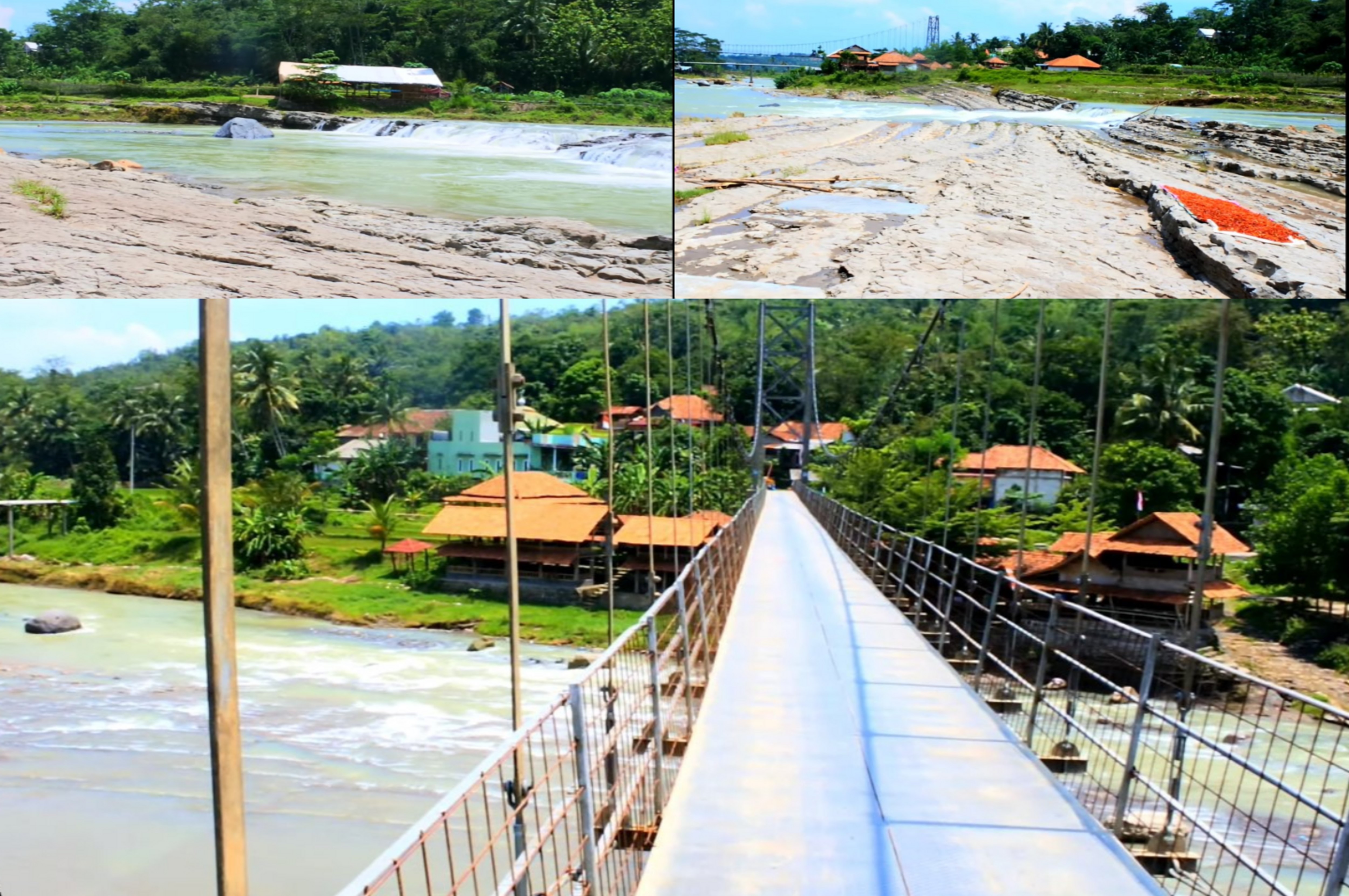 Gambar Keindahan Pemandangan di Pemandian Cipamingkis.