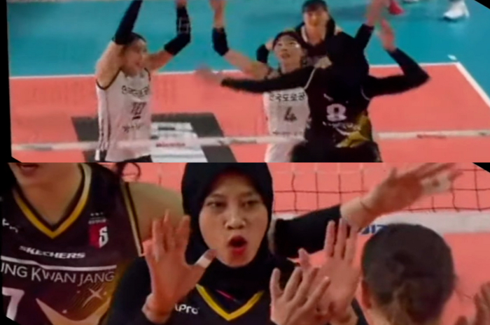 Penampilan Megawati Hangestri saat bertanding di Liga Voli Korea Selatan 2024.