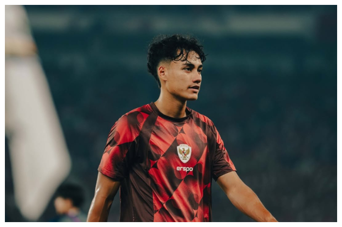 Pemain Timnas Indonesia Rafael Struick.