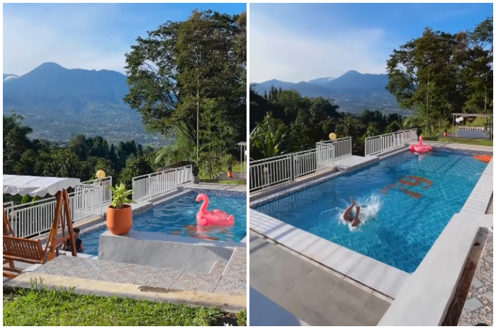 Suasana Villa Rian di Cilember, Cisarua Kabupaten Bogor.