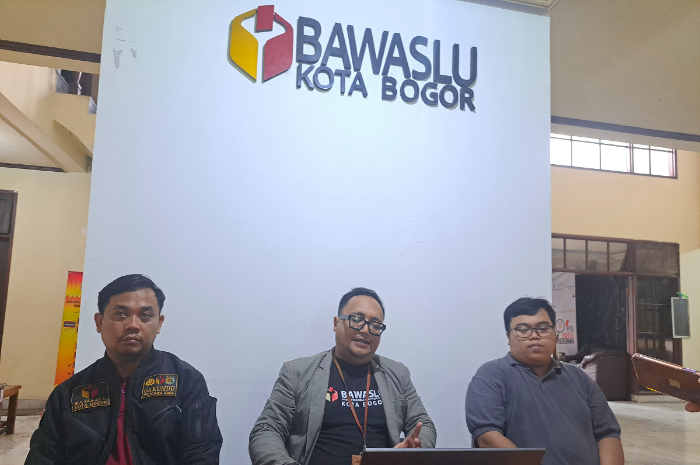 Press release Bawaslu Kota Bogor terkait permohonan sengketa penetapan rekapitulasi penghitungan perolehan suara di Pilwalkot 2024.
