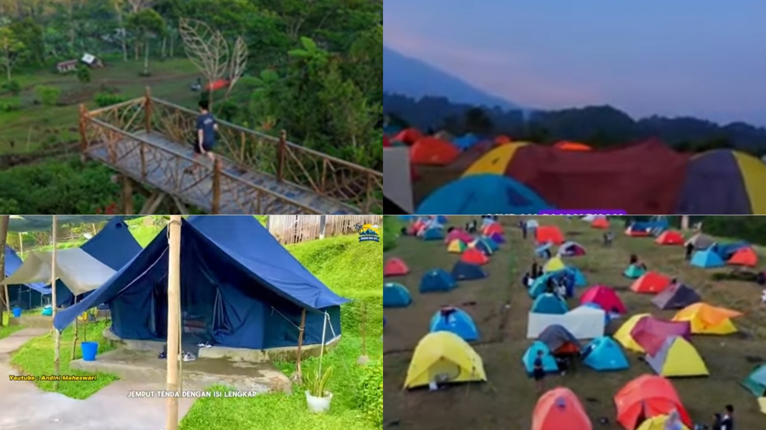 Rekomendasi tempat camping di Bogor.