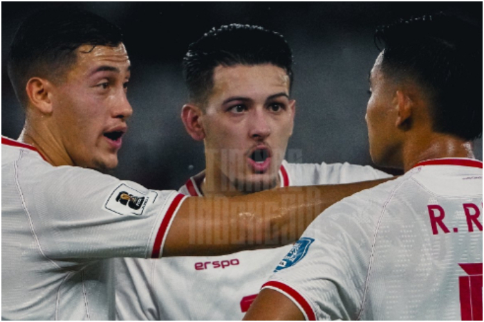 Kemenangan Timnas Indonesia saat melawan Arab Saudi.