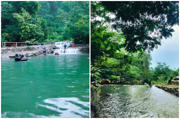 Suasana Leuwi Areuy di kawasan Sentul, Kabupaten Bogor.
