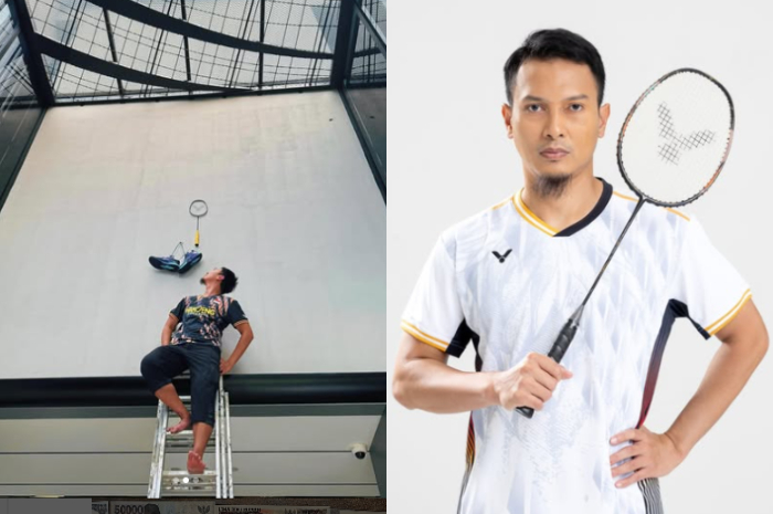 Atlet bulutangkis Mohammad Ahsan memutuskan gantung raket.