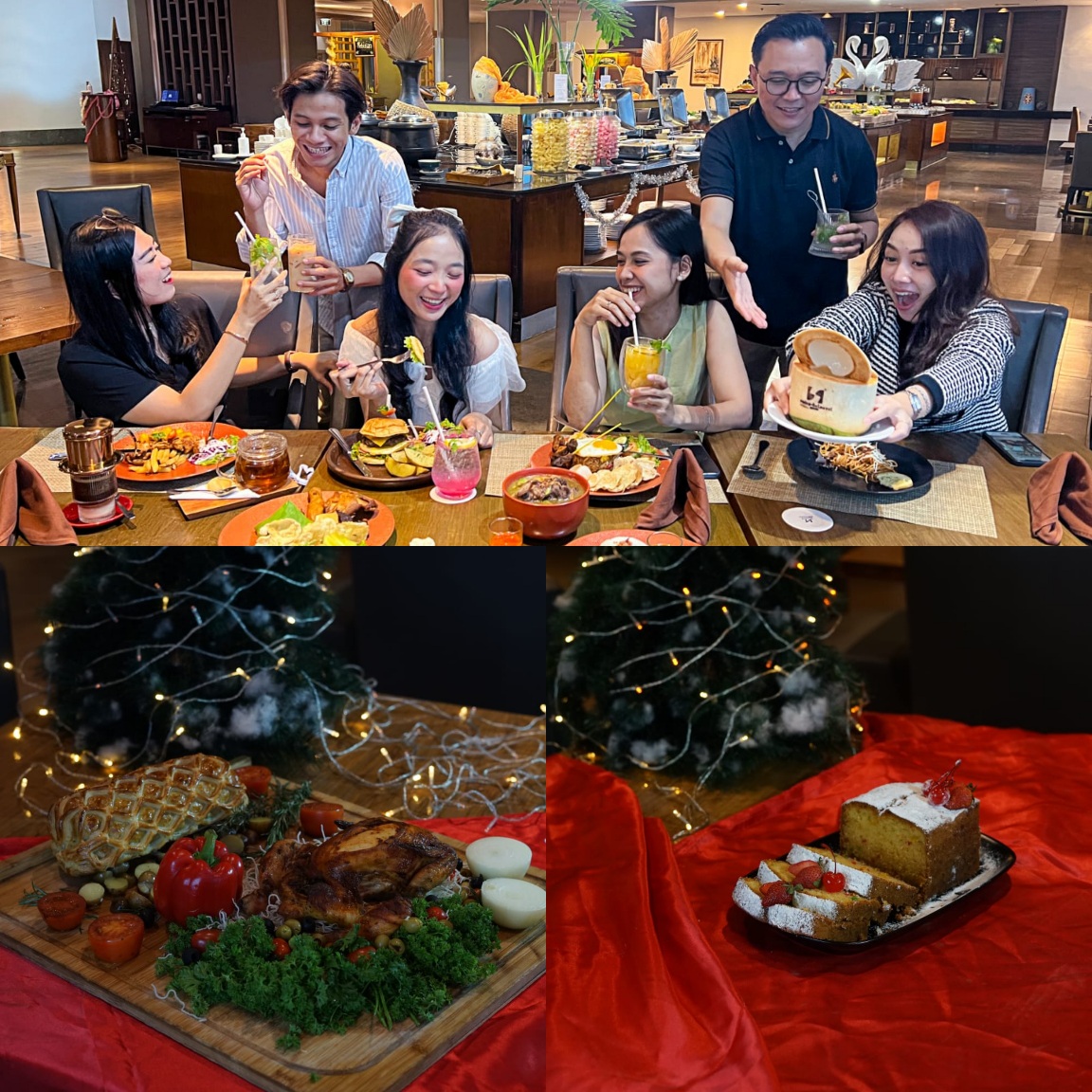 Merayakan malam natal yang penuh makna di Swiss Cafe Bogor dengan hidangan lezat.