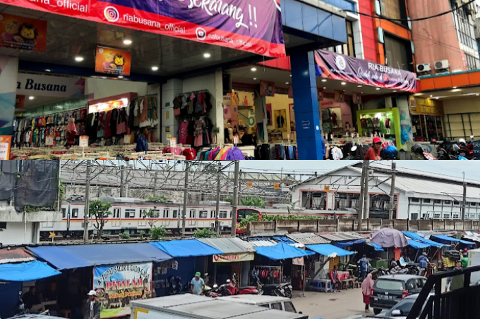 Suasana Pasar Anyar di Bogor.