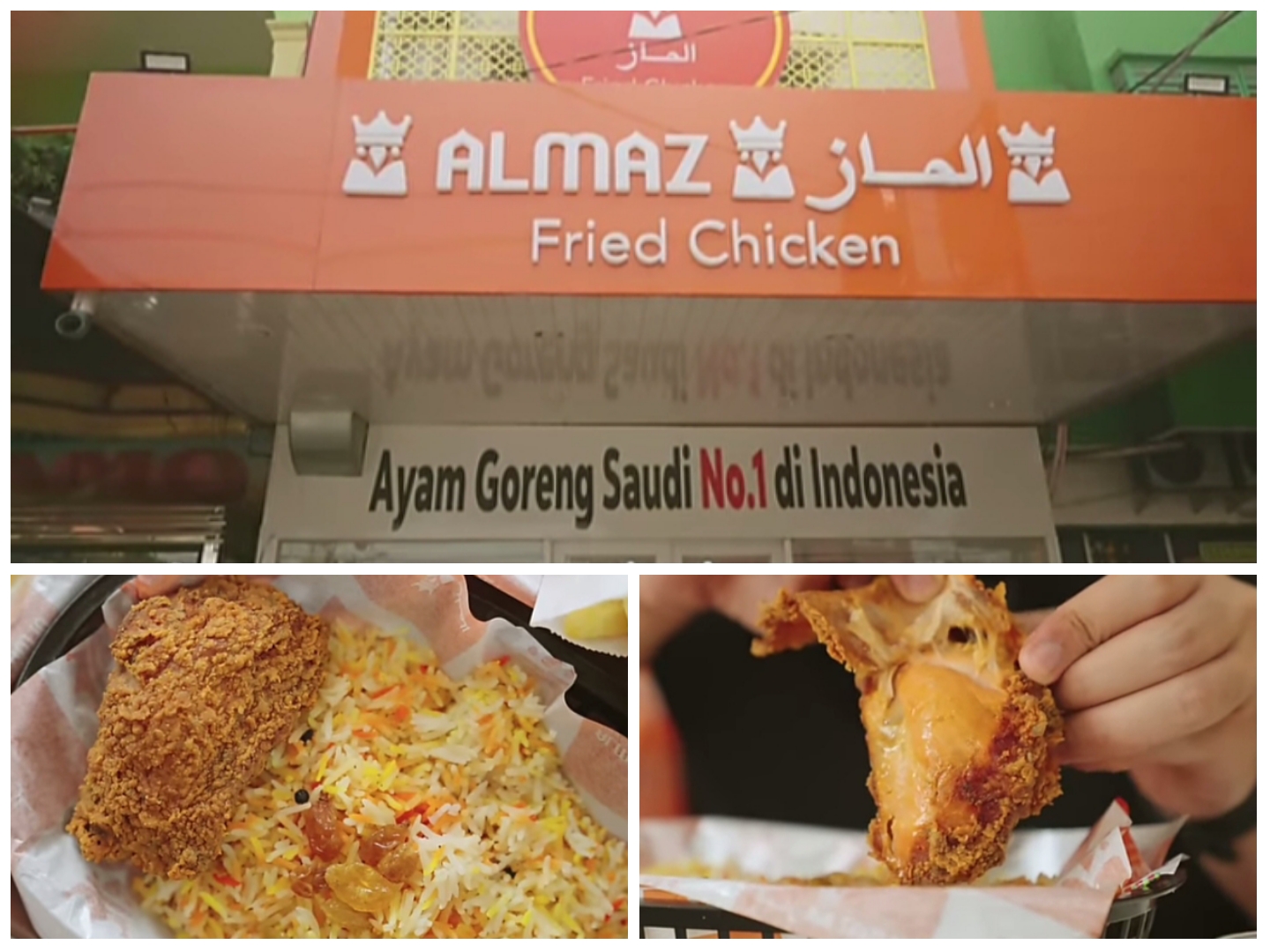 Kuliner Almaz Fried Chicken di Bekasi.