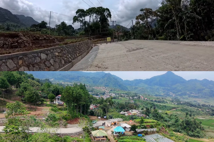 Potret suasana di jalur Puncak Dua.