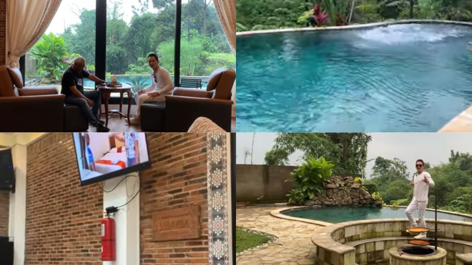 Villa Sasandu di kawasan Sentul, Kabupaten Bogor.