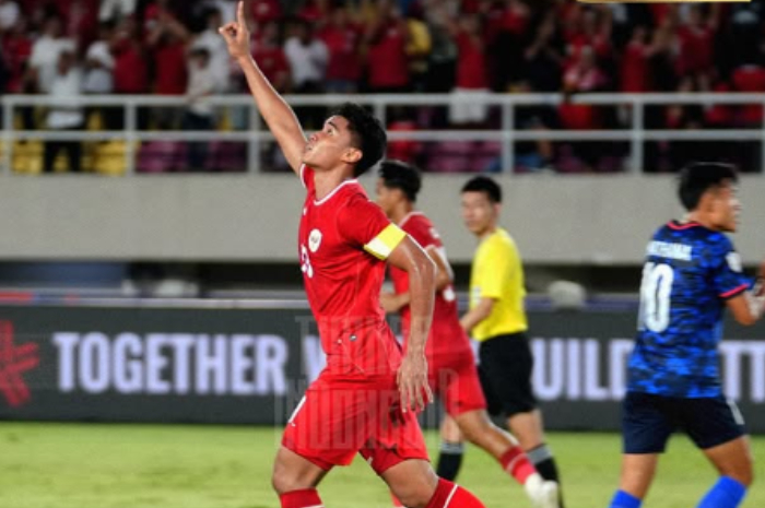 Timnas Indonesia vs Laos bertanding pada matchday kedua Grup B ASEAN Championship 2024 atau Piala AFF 2024 di Stadion Manahan, Kamis (12/12/2024) malam