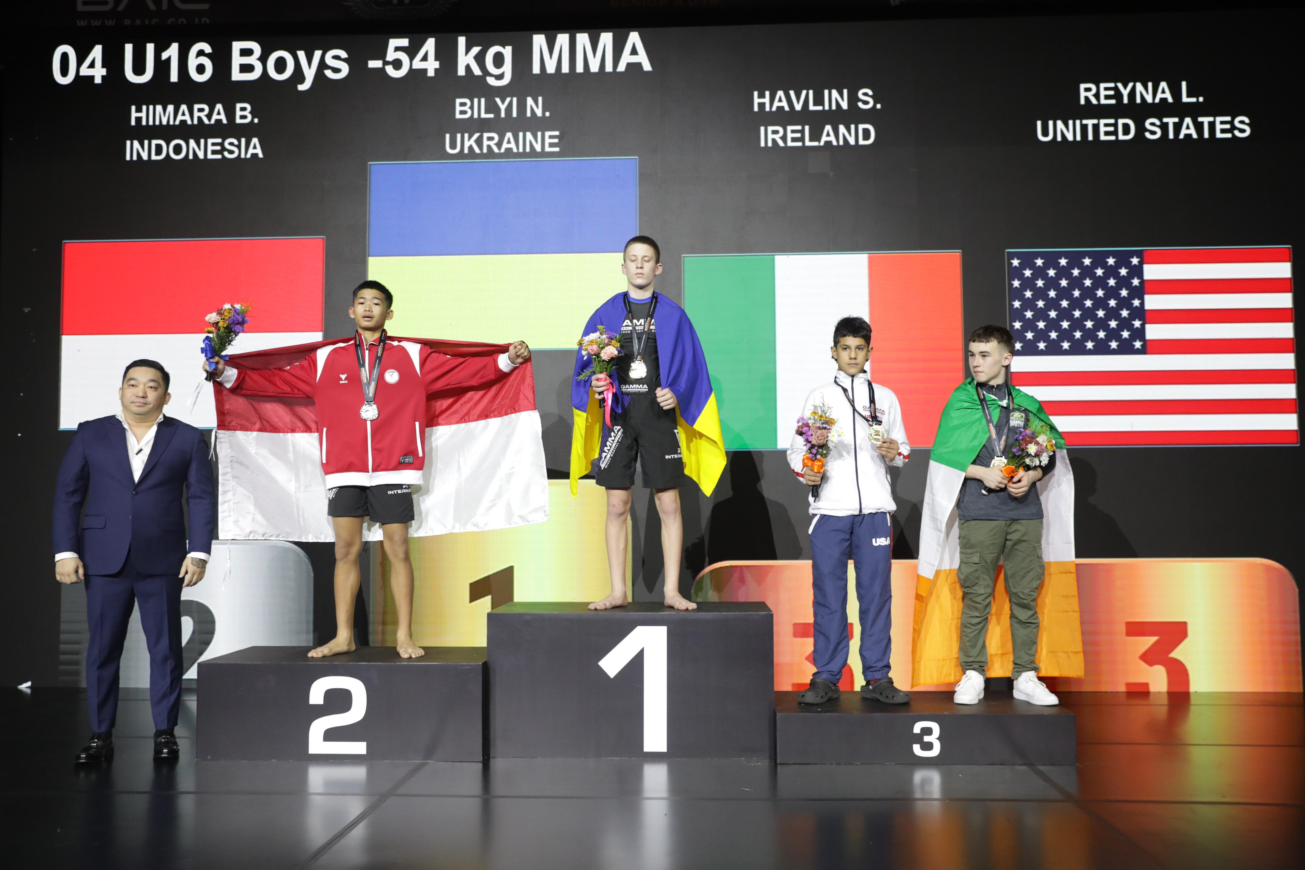 Bumi Magani Abraar Himara (15) kembali mengharumkan nama Kota Bogor, setelah meraih dua mendali emas di ajang Jujitsu Asian Regional Championship Southeast Asia 2024 di Bali.