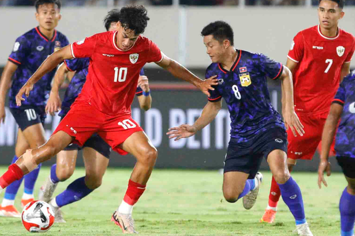 Para pemain Timnas Indonesia lawan Laos, Kamis (13/12/2024)
