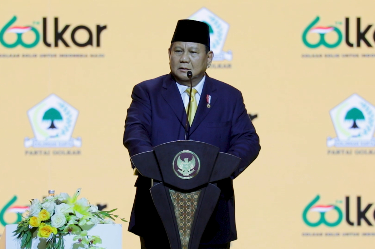 Presiden RI Prabowo Subianto.