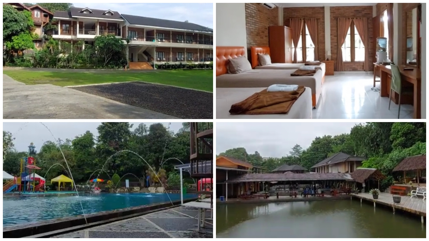 Liburan akhir tahun di Saung Dolken Resort.