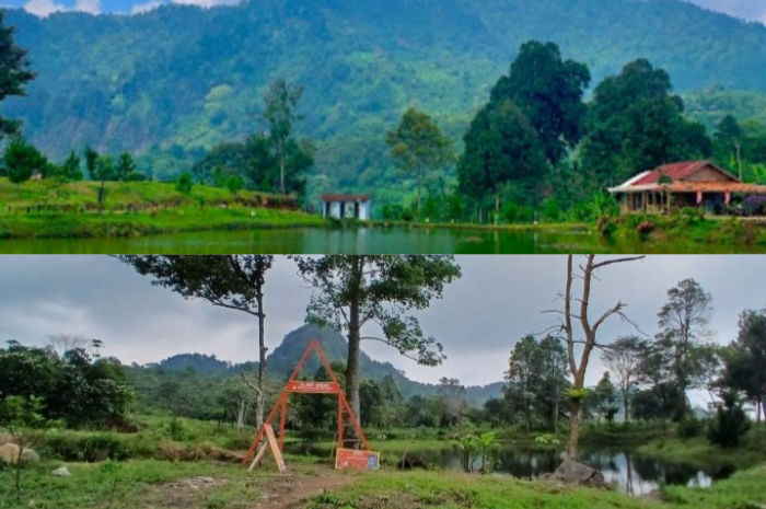 Potret Gunung Pakuan dan Situ Rawa kembar.