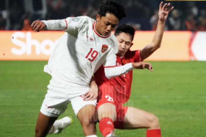 Pertandingan Vietnam vs Indonesia pada matchday ketiga Grup B Piala AFF 2024.