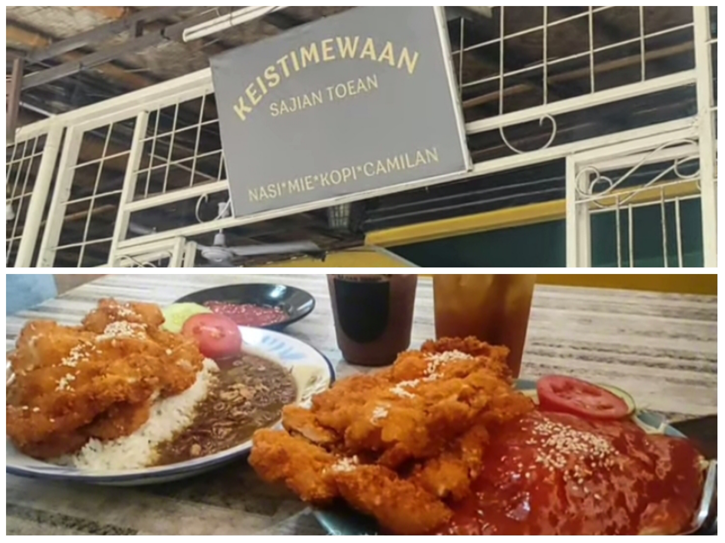 Kuliner tempo dulu di Keistimewaan Sajian Toean Bogor.