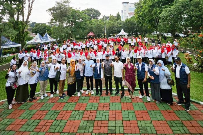 Peresmian Taman Lansia di Kelurahan Babakan, Kecamatan Bogor Tengah, Kota Bogor.