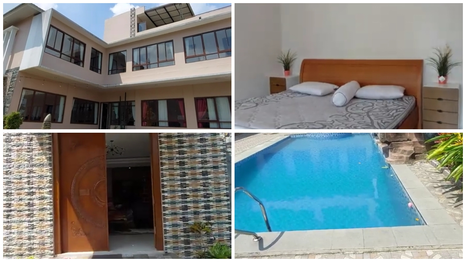 Villa Bunga Cilember berkapasitas hingga 40 orang.