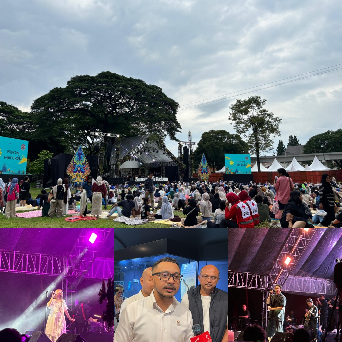 Keseruan event Sunset di Kebun TMII Jakarta.