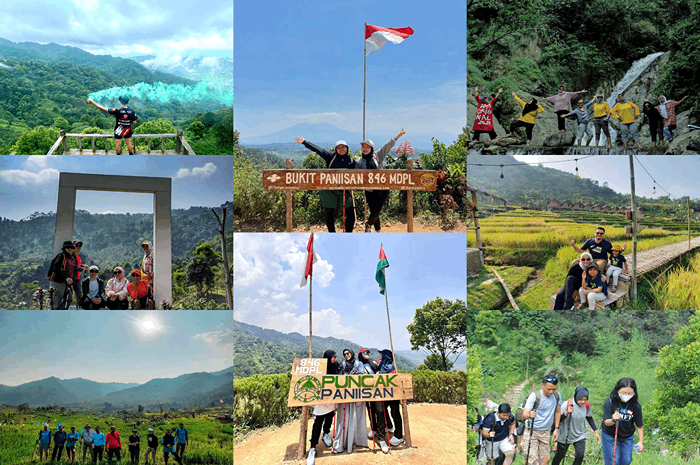 Trekking seru di Bukit Paniisan 846 Mdpl.