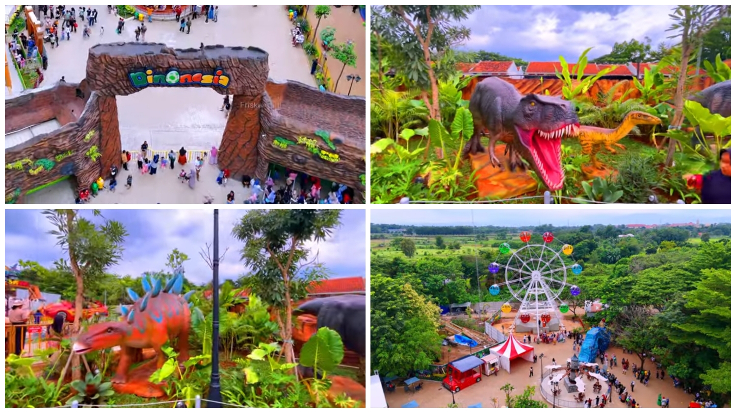 Liburan akhir tahun seru di Taman Dinonesia Harvest City Bogor.