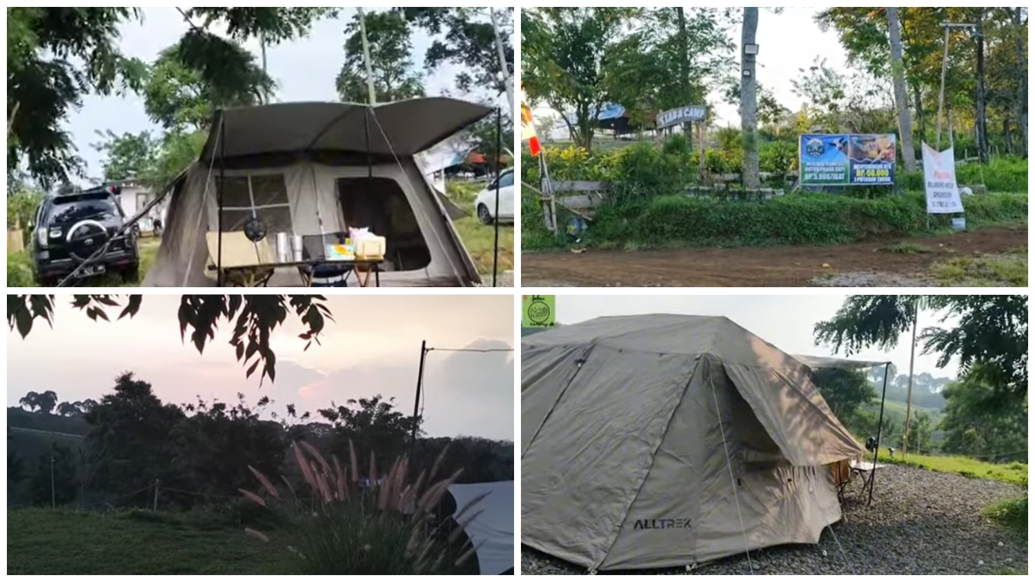Liburan akhir tahun seru di Tiara Camp Puncak Bogor.