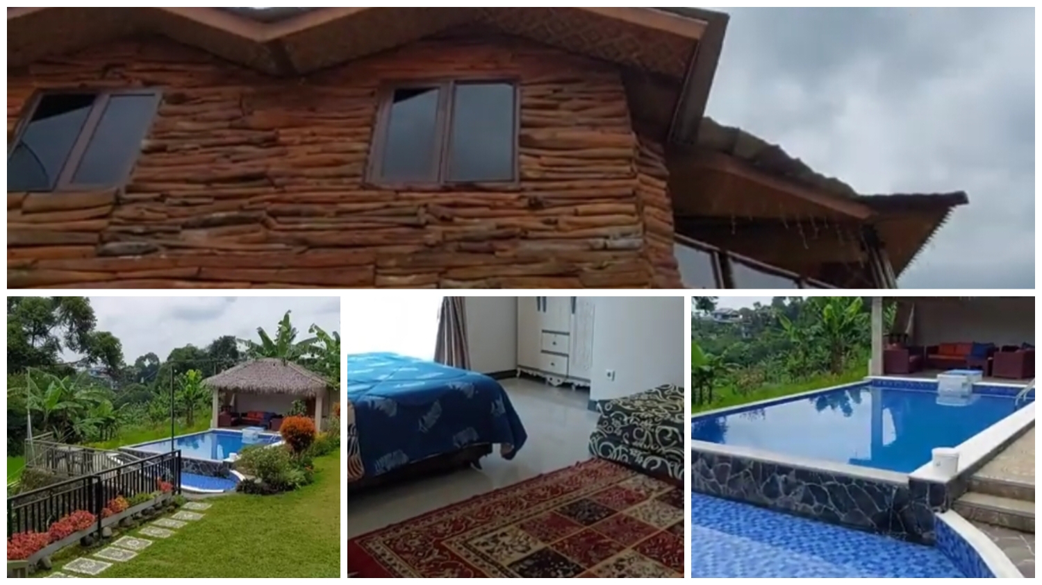 Liburan akhir tahun di Villa Amirah Bogor.