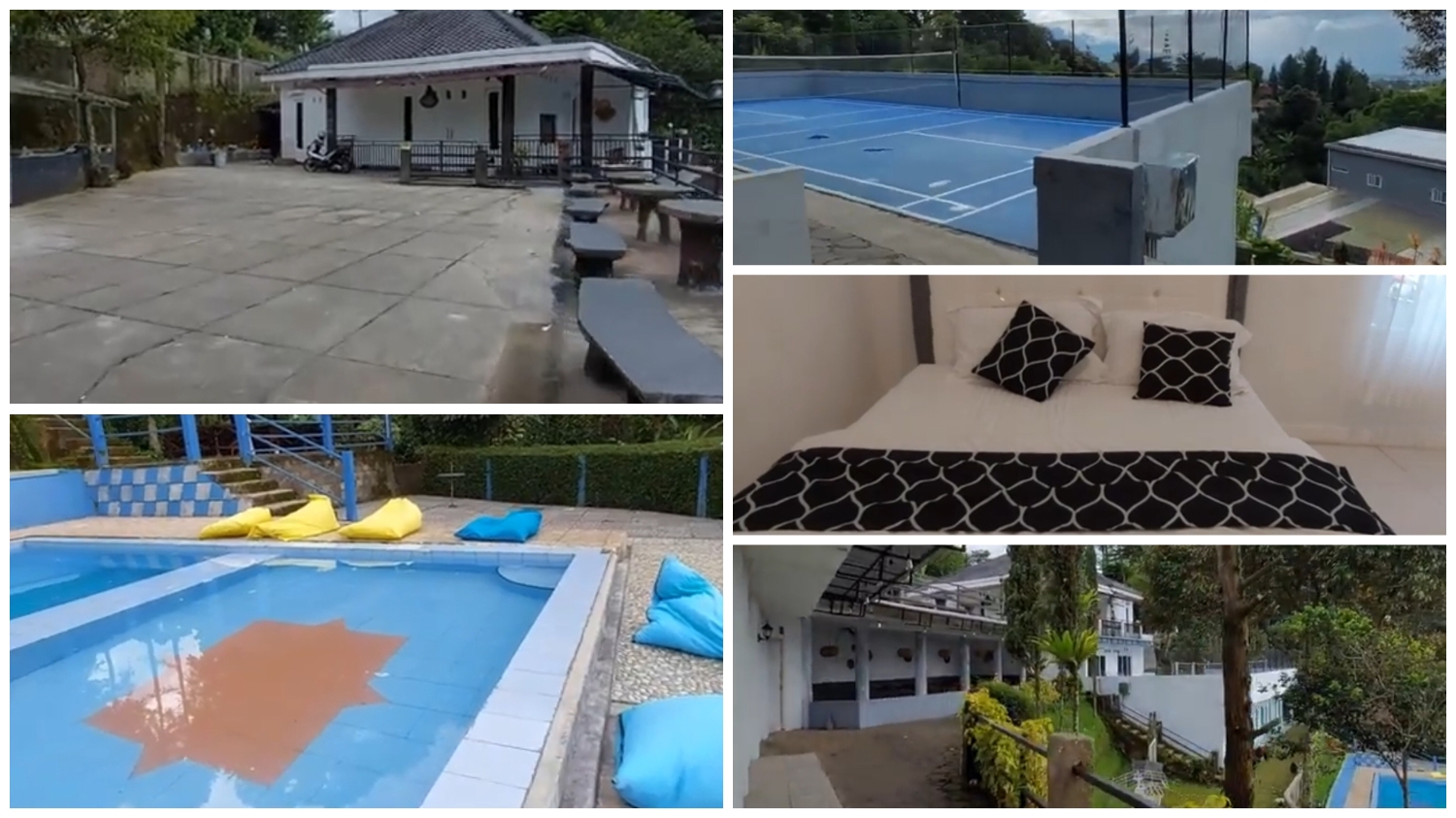 Villa Sky Valley miliki 18 kamar tidur yang cocok untuk liburan akhir tahun dengan keluarga besar.