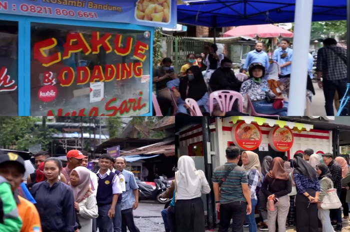 Ilustrasi suasana di tempat kuliner yang sempat viral.