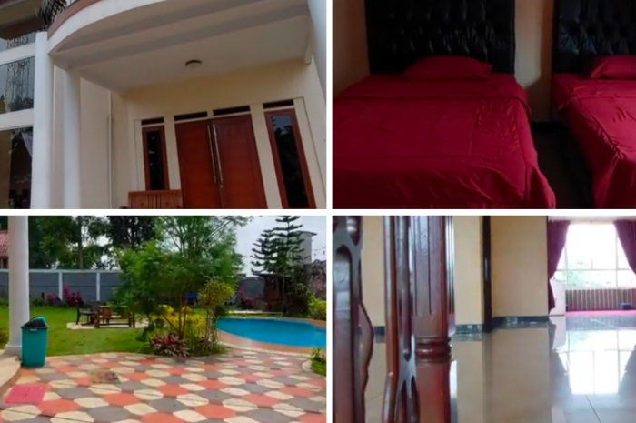 Villa Remas Puncak Bogor kapasitas besar untuk staycation liburan akhir tahun.