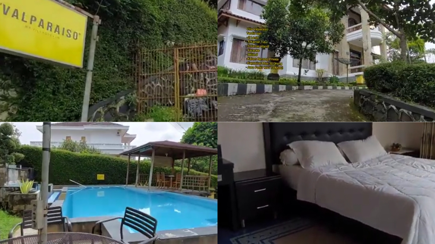 Liburan akhir tahun seru di Villa Valparaiso Bogor.