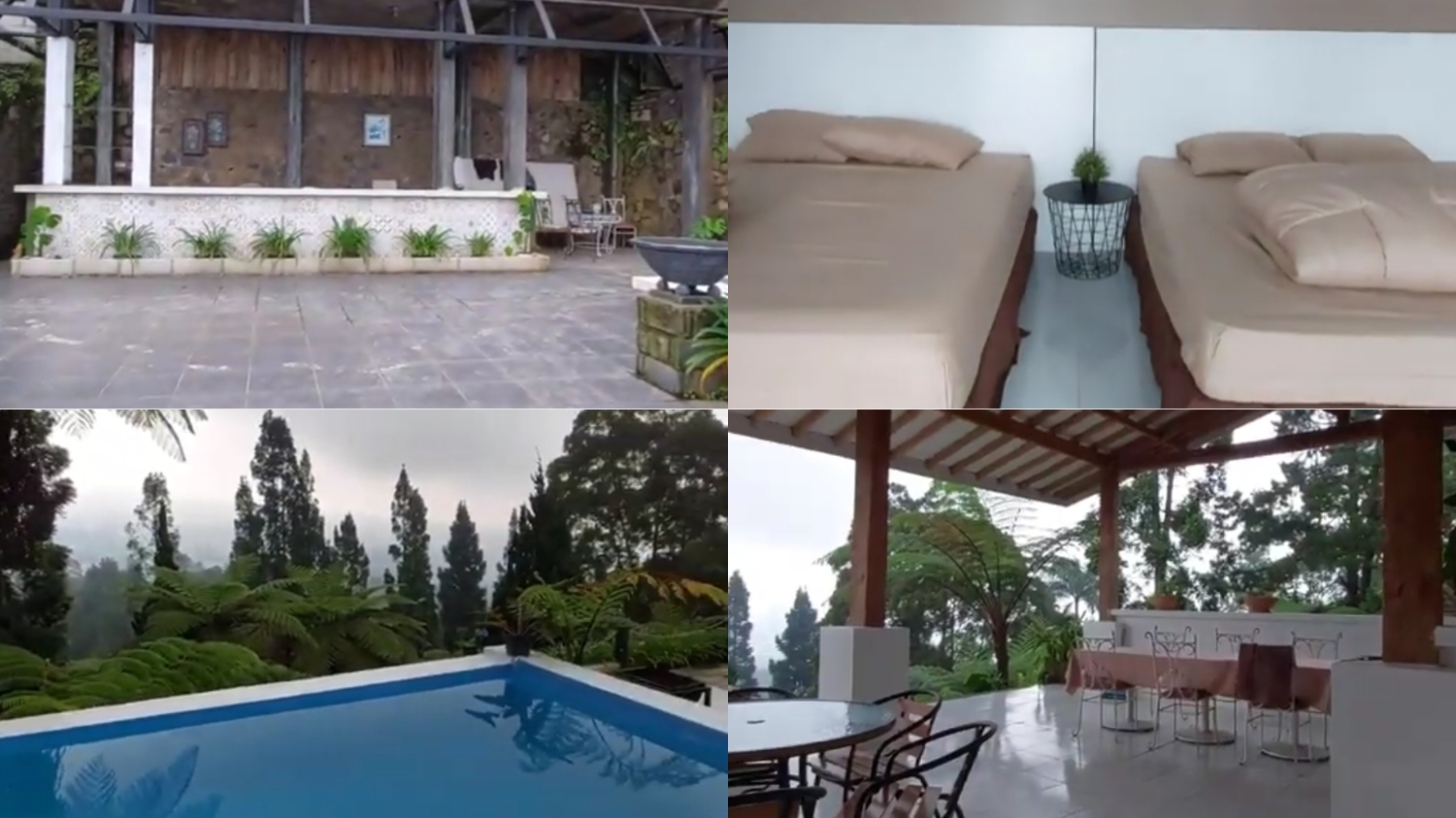 Liburan akhir tahun di Villa Viona Puncak Bogor.