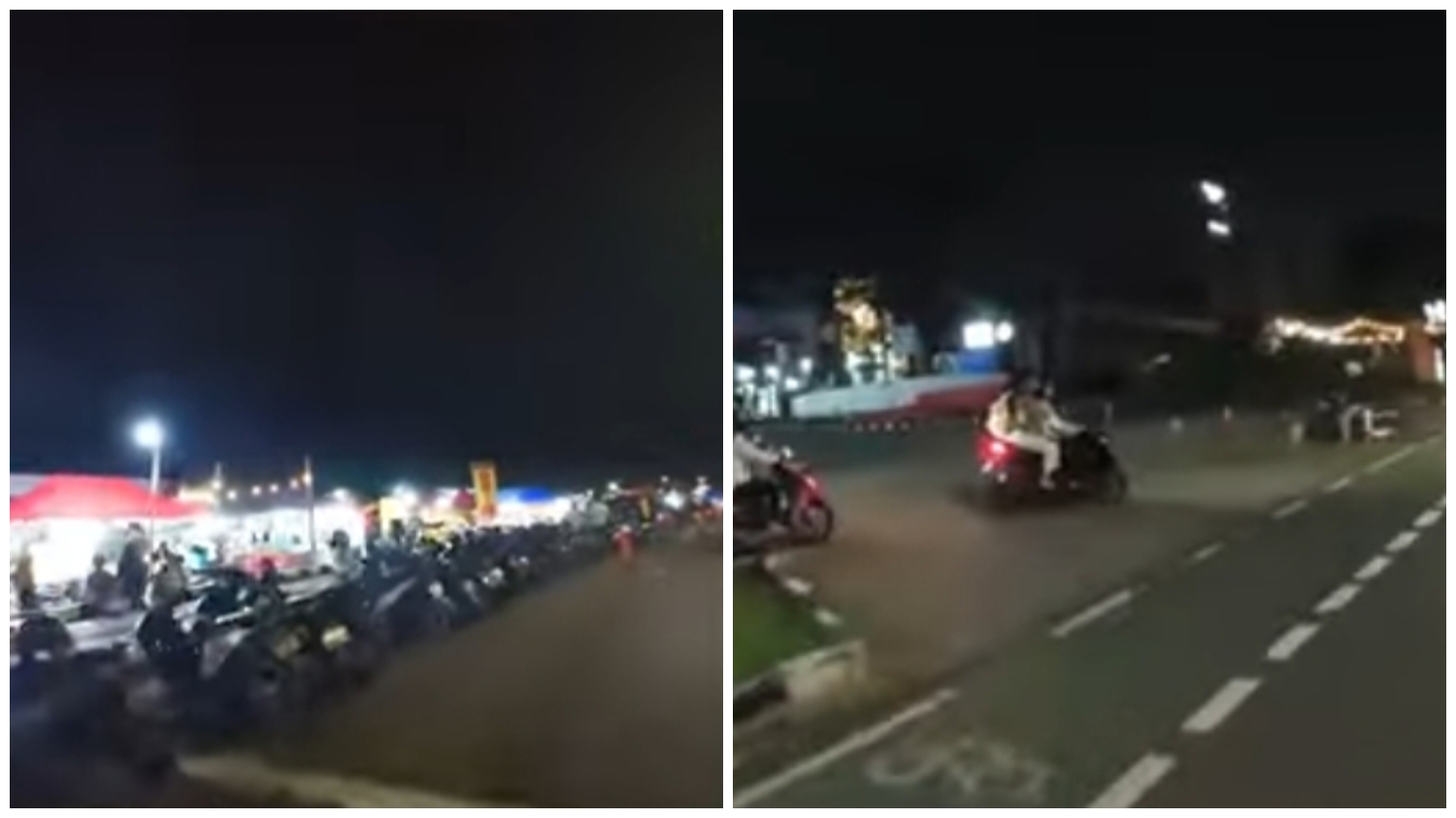 Kulineran di Stadion Pakansari Bogor.