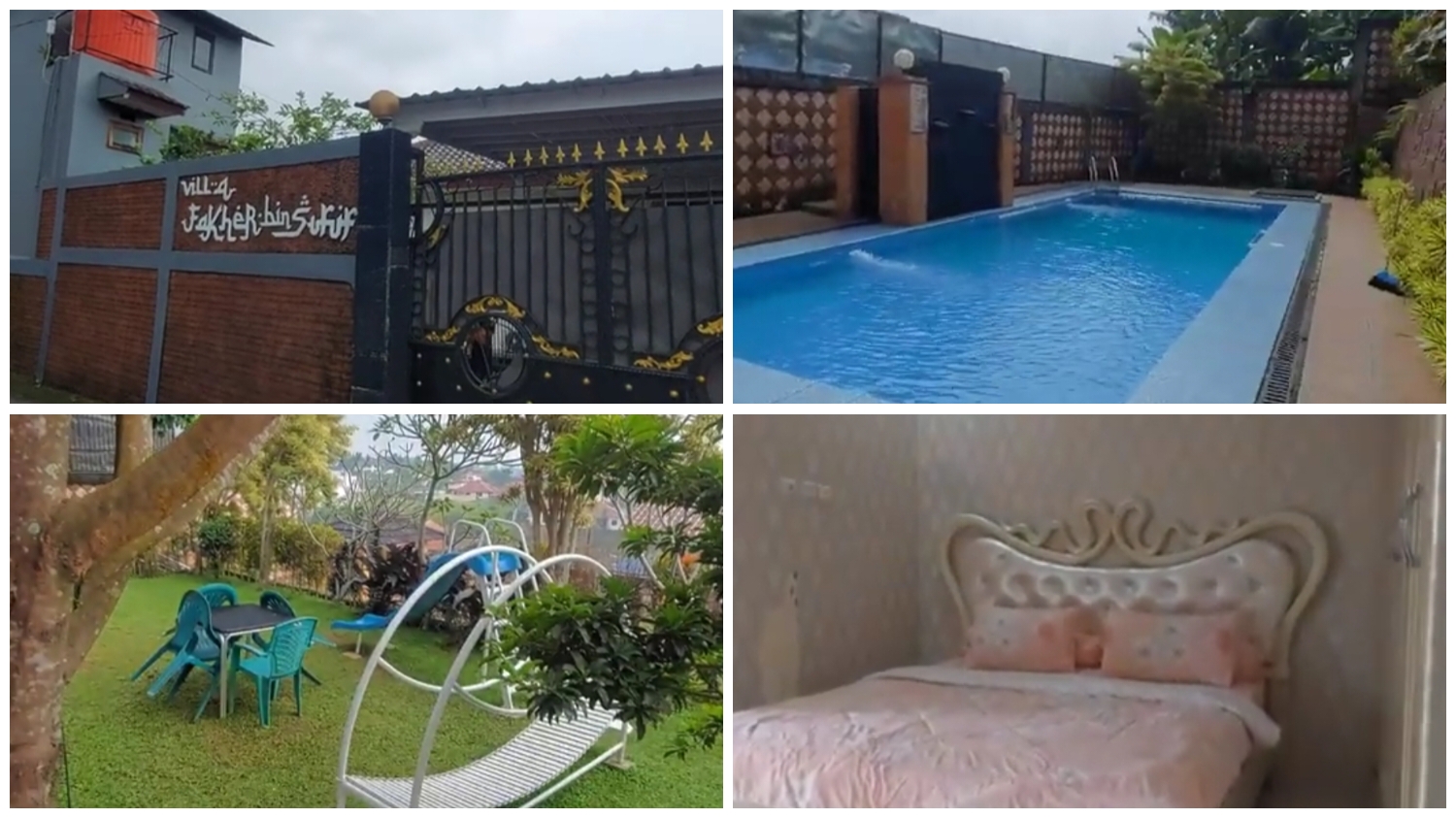 Villa Faher Bogor, cocok untuk liburan akhir tahun bareng keluarga.