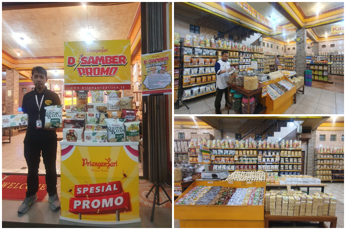 Suasana Toko Priangan Sari Cabang Cibogo, Cipayung Kabupaten Bogor.&nbsp;
