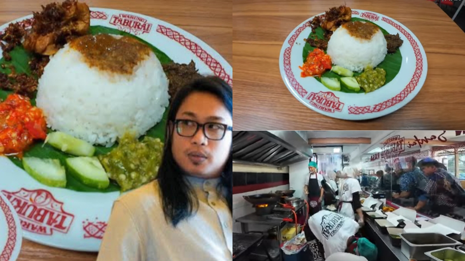 Warung Taburai Milik Praz Teguh.