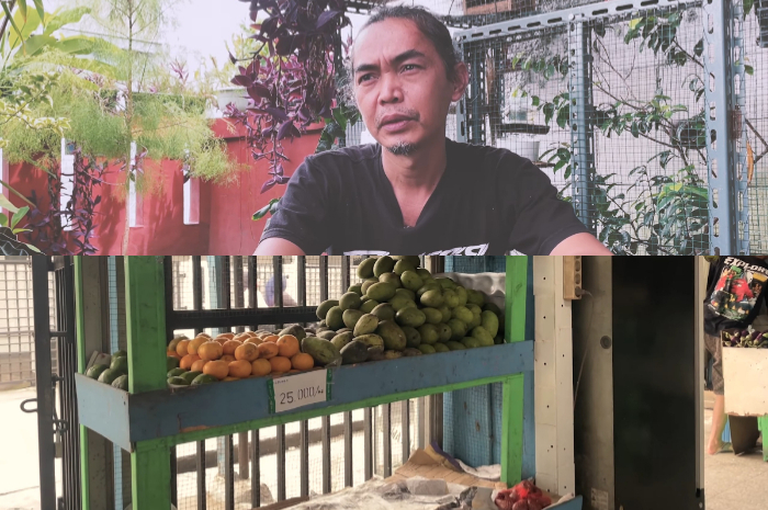 Potret Firman pengusaha buah dan sayur asal Bogor.