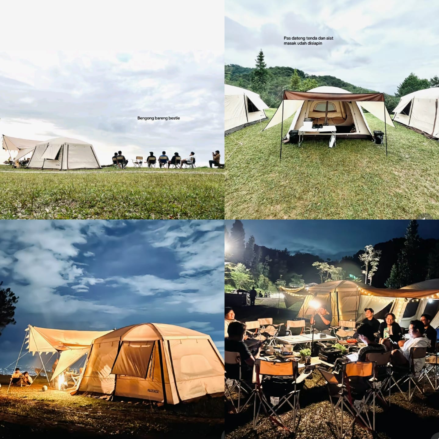 Amba Hills Megamendung, tempat camping mewah tapi murah di Bogor.