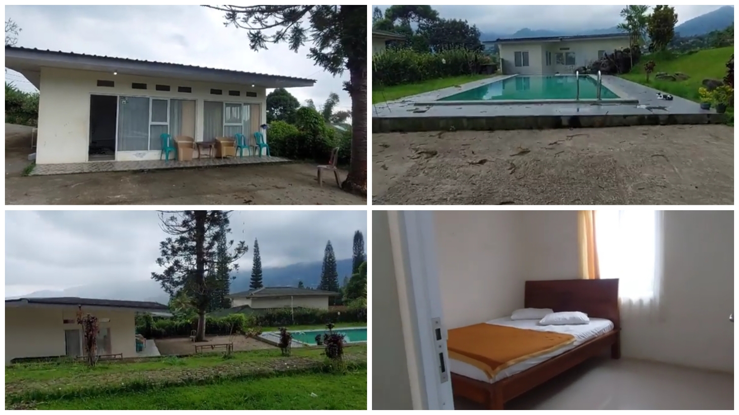 Ilustrasi kawasan Villa Santoso di Puncak Bogor.